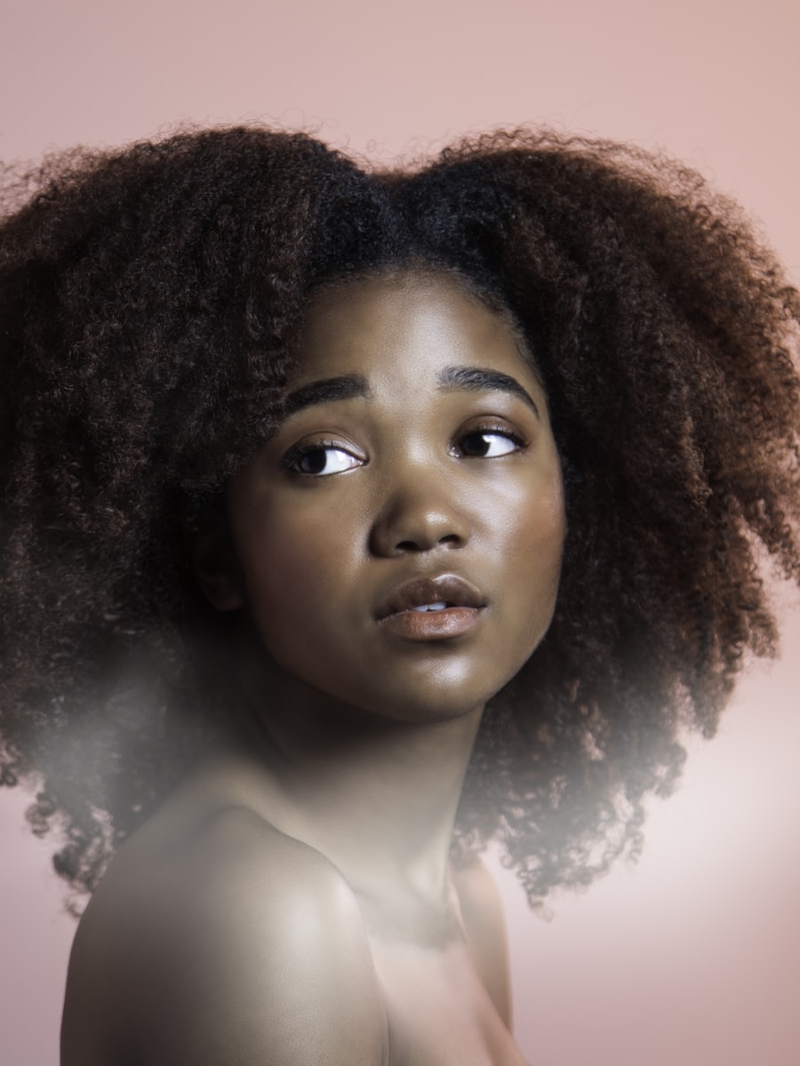 Mise en beauté cheveux bouclés